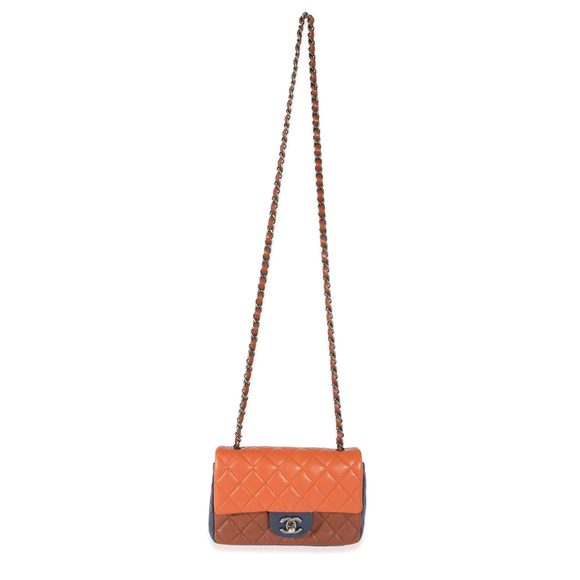 Chanel Tricolor Lambskin Classic Rectangular Mini Flap - Picture 4 of 8